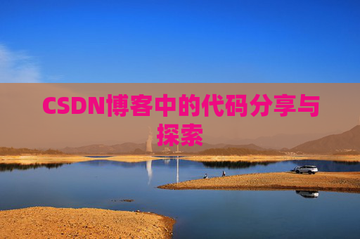 CSDN博客中的代码分享与探索
